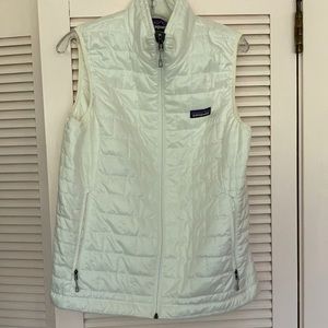 Patagonia White Nano Puff Vest
